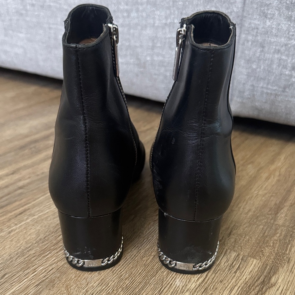 Michael Kors Black Sabrina Mid Ankle Booties - Picture 7 of 13